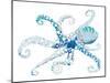 Azul Dotted Octopus II-Gina Ritter-Mounted Art Print