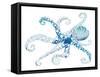 Azul Dotted Octopus II-Gina Ritter-Framed Stretched Canvas