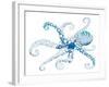 Azul Dotted Octopus II-Gina Ritter-Framed Art Print