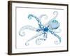 Azul Dotted Octopus II-Gina Ritter-Framed Art Print