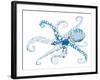 Azul Dotted Octopus II-Gina Ritter-Framed Art Print