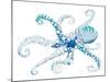 Azul Dotted Octopus II-Gina Ritter-Mounted Art Print