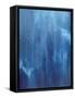 Azul Profundo Triptych II-Suzanne Wilkins-Framed Stretched Canvas