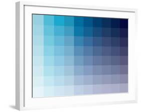 Azul Rectangle Spectrum-Kindred Sol Collective-Framed Art Print
