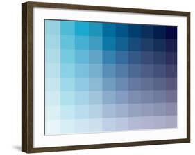 Azul Rectangle Spectrum-Kindred Sol Collective-Framed Art Print