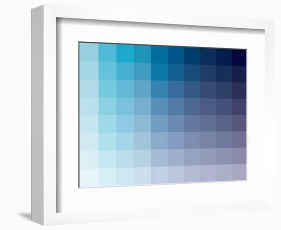 Azul Rectangle Spectrum-Kindred Sol Collective-Framed Premium Giclee Print