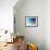 Azul Rectangle Spectrum-Kindred Sol Collective-Framed Art Print displayed on a wall