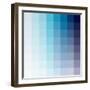 Azul Square Spectrum-Kindred Sol Collective-Framed Art Print