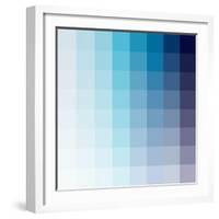 Azul Square Spectrum-Kindred Sol Collective-Framed Art Print