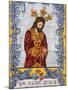 Azulejo Tilework Panel on Plaza De San Francisco, Malaga, Andalucia, Spain, Europe-Godong-Mounted Photographic Print