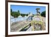 Azulejos of the Tiled Canal, Royal Summer Palace of Queluz, Lisbon, Portugal, Europe-G and M Therin-Weise-Framed Photographic Print