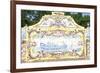 Azulejos of the Tiled Canal, Royal Summer Palace of Queluz, Lisbon, Portugal, Europe-G and M Therin-Weise-Framed Photographic Print