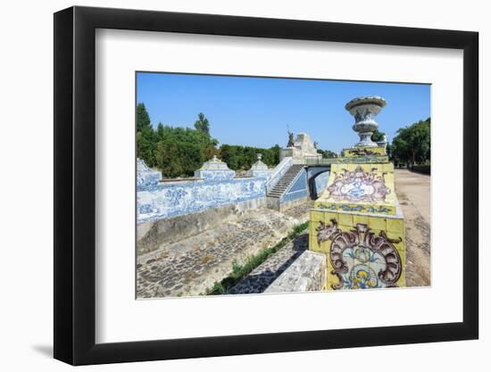 Azulejos of the Tiled Canal, Royal Summer Palace of Queluz, Lisbon, Portugal, Europe-G and M Therin-Weise-Framed Photographic Print