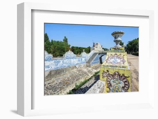 Azulejos of the Tiled Canal, Royal Summer Palace of Queluz, Lisbon, Portugal, Europe-G and M Therin-Weise-Framed Photographic Print