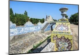 Azulejos of the Tiled Canal, Royal Summer Palace of Queluz, Lisbon, Portugal, Europe-G and M Therin-Weise-Mounted Photographic Print