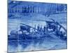 Azulejos Showing Port Barges, Pinhao Railway Station, Douro Region, Portugal, Europe-Harding Robert-Mounted Photographic Print