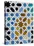 Azulejos Tile Work in the Mudejar Style, Real Alcazar, Seville, Andalusia, Spain-Robert Harding-Stretched Canvas