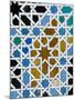 Azulejos Tile Work in the Mudejar Style, Real Alcazar, Seville, Andalusia, Spain-Robert Harding-Mounted Photographic Print