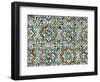 Azulejos Tiles in the Mudejar Style, Casa De Pilatos, Santa Cruz District, Andalusia, Spain-Robert Harding-Framed Photographic Print