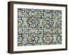 Azulejos Tiles in the Mudejar Style, Casa De Pilatos, Santa Cruz District, Andalusia, Spain-Robert Harding-Framed Photographic Print