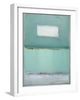 Azure Blue I-Caroline Gold-Framed Giclee Print