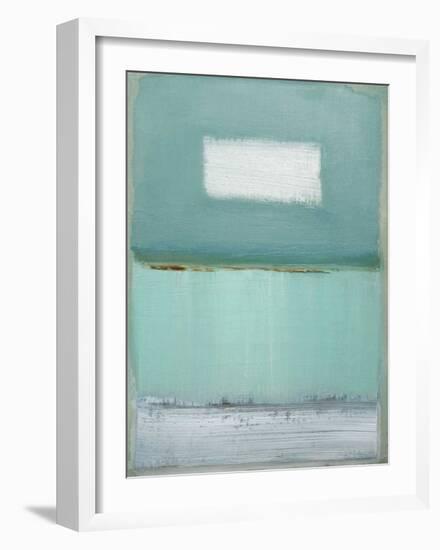 Azure Blue I-Caroline Gold-Framed Giclee Print