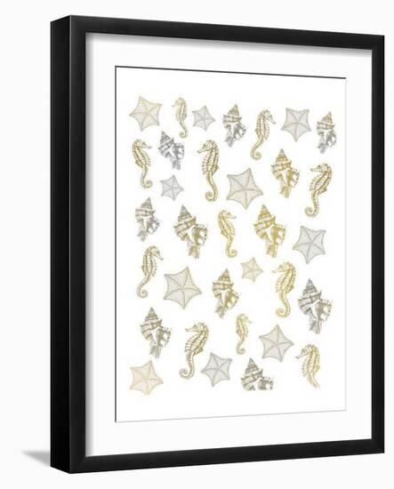 Azure Coastal 6-Kimberly Allen-Framed Art Print