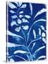 Azure Flora I-Elizabeth Medley-Stretched Canvas