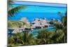 Azure Lagoon of Island Bora Bora Polynesia.-Konstik-Mounted Photographic Print