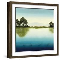 Azure Lake-Robert Charon-Framed Art Print