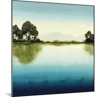 Azure Lake-Robert Charon-Mounted Art Print