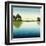 Azure Lake-Robert Charon-Framed Art Print