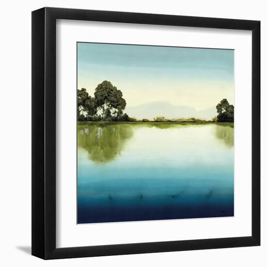 Azure Lake-Robert Charon-Framed Art Print