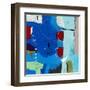 Azure myth-Hyunah Kim-Framed Art Print