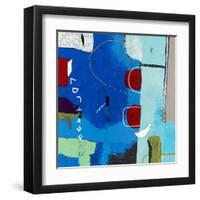 Azure myth-Hyunah Kim-Framed Art Print