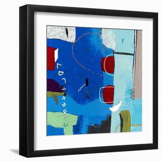 Azure myth-Hyunah Kim-Framed Art Print