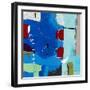 Azure myth-Hyunah Kim-Framed Art Print