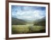 Azure Palisade-Linda Hoey-Framed Art Print