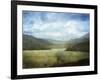 Azure Palisade-Linda Hoey-Framed Art Print