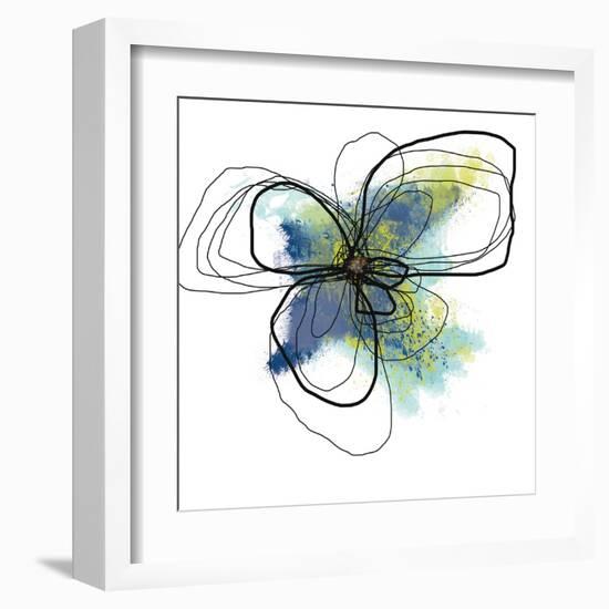 Azure Petals Two-Jan Weiss-Framed Art Print