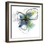 Azure Petals Two-Jan Weiss-Framed Art Print