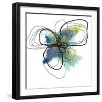 Azure Petals Two-Jan Weiss-Framed Art Print