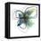 Azure Petals Two-Jan Weiss-Framed Stretched Canvas