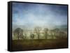 Azure Ridge-Linda Hoey-Framed Stretched Canvas