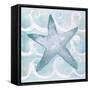 Azure Sea Creatures I-Elizabeth Medley-Framed Stretched Canvas