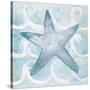 Azure Sea Creatures I-Elizabeth Medley-Stretched Canvas