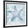 Azure Sea Creatures I-Elizabeth Medley-Framed Art Print