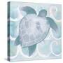 Azure Sea Creatures II-Elizabeth Medley-Stretched Canvas