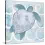 Azure Sea Creatures II-Elizabeth Medley-Stretched Canvas