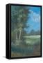 Azure Sky I-Linda Wacaster-Framed Stretched Canvas